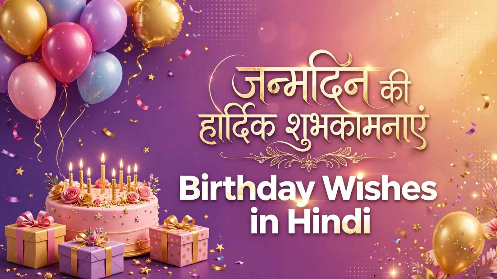 Birthday Wishes in Hindi