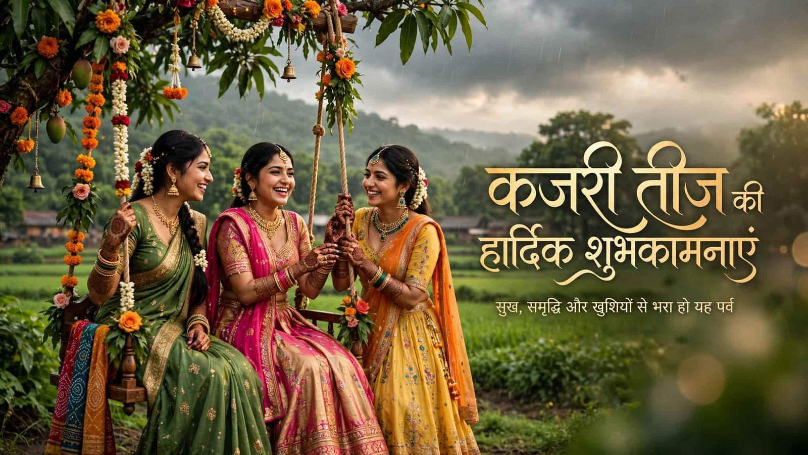 Kajari Teej Wishes in Hindi
