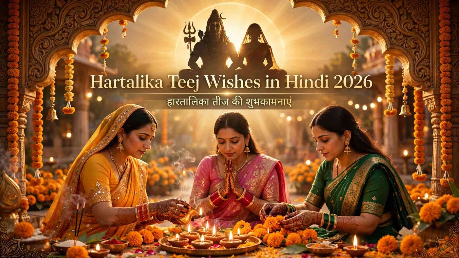 Hartalika Teej Wishes in Hindi 2026