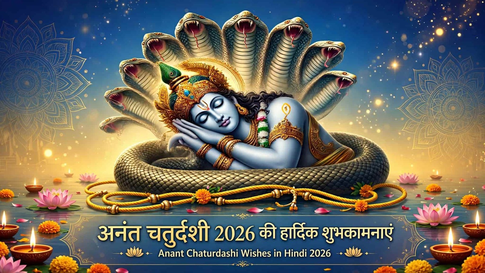 Anant Chaturdashi Wishes in Hindi 2026
