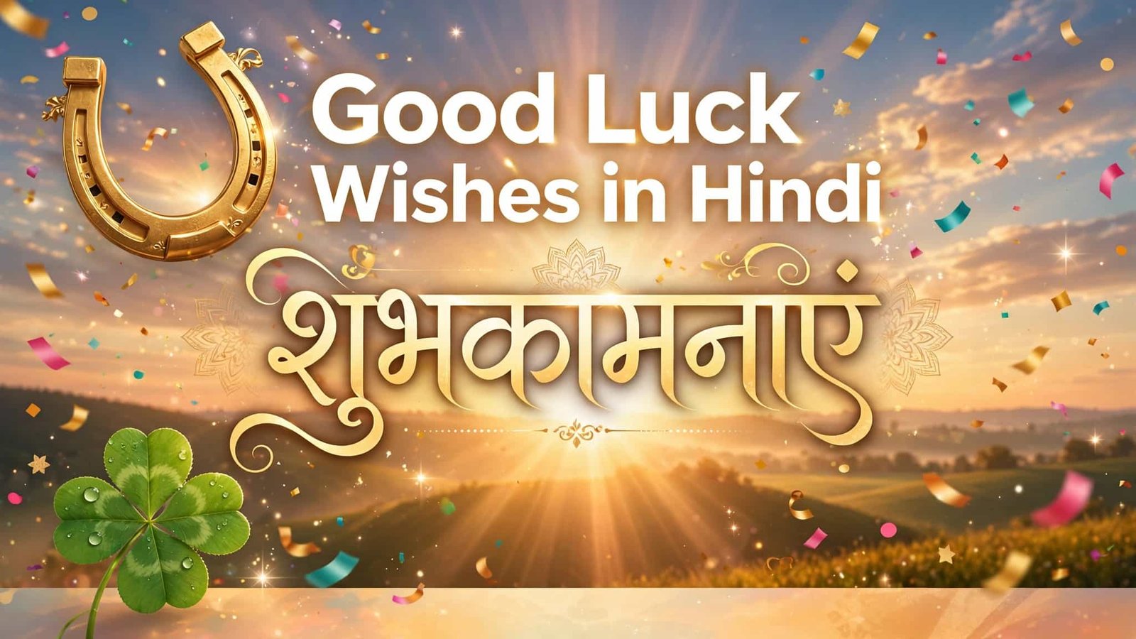 Good Luck Wishes in Hindi