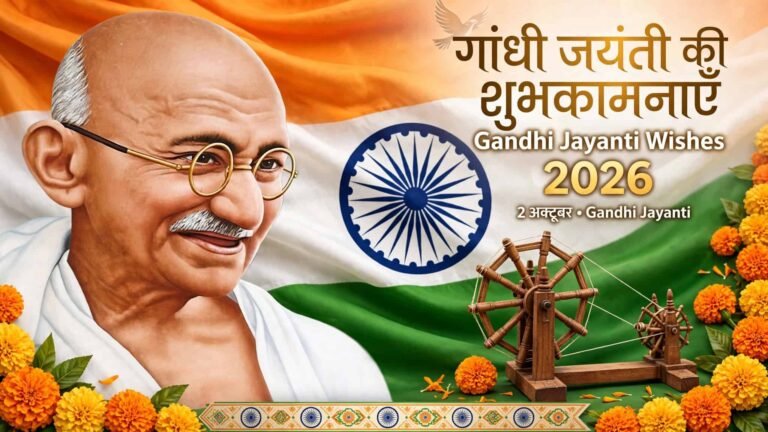 Gandhi Jayanti Wishes in Hindi 2026