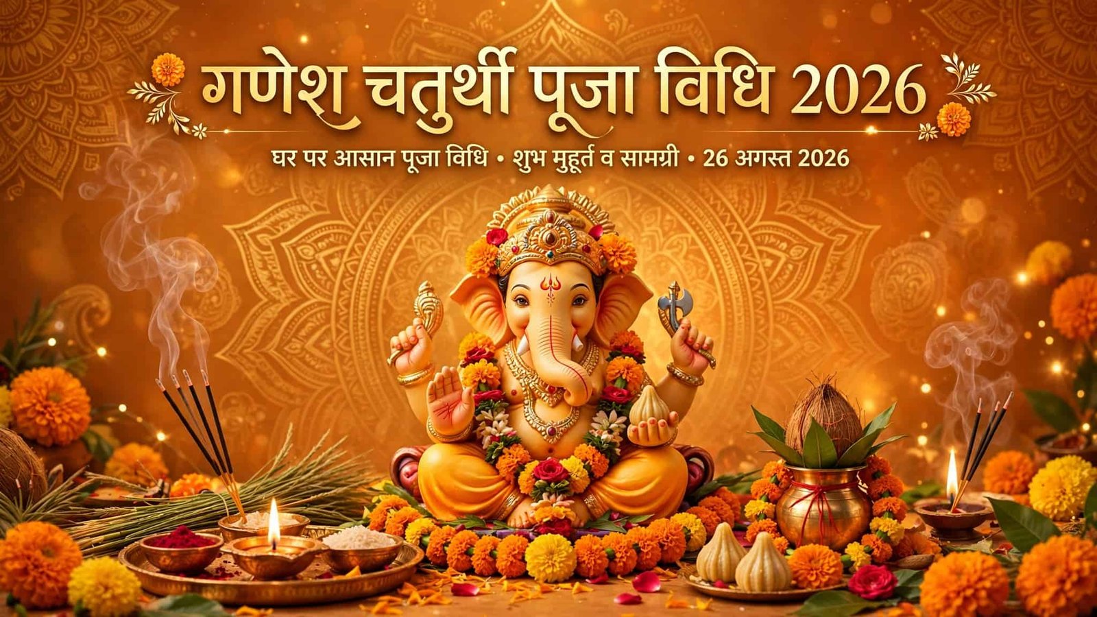 गणेश चतुर्थी पूजा विधि 2026