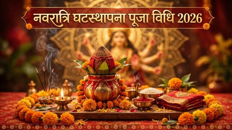 नवरात्रि घटस्थापना पूजा विधि 2026