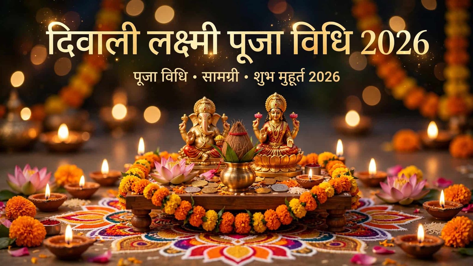 दिवाली लक्ष्मी पूजा विधि 2026